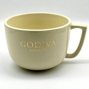 California Pantry Godiva Belgium 1926 Cream/Gold Extra Large Mug 20 Oz. LC401515
